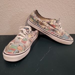 Vans Men’s Peanuts Cartoon 2017 Comic Strip Sneaker - Men's Size 13